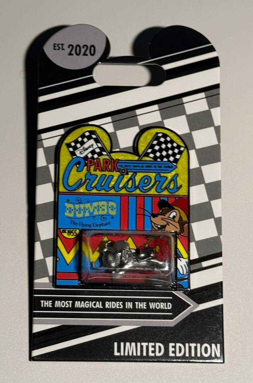 2020 Disney Parks Dumbo Cruisers Pin.